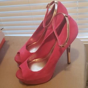 Open toe heels